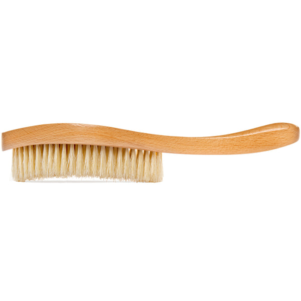 GranNaturals Extra Hard Wave Brush - Curved Boar & Extra Hard Nylon Br