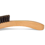 GranNaturals Medium Wave Brush - Curved Boar Bristle Hair Brush for 360 Waves