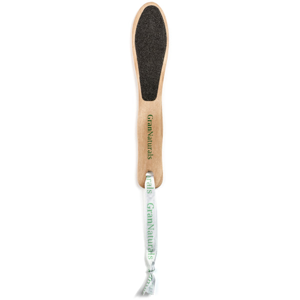 Professional Double Sided Wooden Foot File-dead Skin Exfoliator