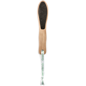 2 Sided Wooden Foot File - Dry, Dead Skin Exfoliator, Sander, & Scrubber Tool for Feet and Heel - Men & Women