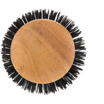 Round Blow Dryer Brush - Ceramic Barrel - Large 2.3 Inch Round Brush for Blow Drying - Thermal & Ionic Roll Styling Hairbrush to Blow Dry - Natural Wooden with Nylon Bristles - Hair Brush For Women