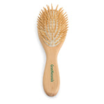 Detangling Wooden Bristle Oval Hair Brush | Length: 8.75" Width: 2.75"