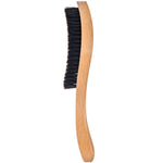 GranNaturals Medium Wave Brush - Curved Boar Bristle Hair Brush for 360 Waves
