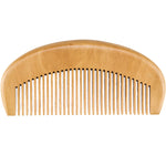 GranNaturals Wooden Comb Hair + Beard Detangler for Women and Men - Natural Anti Static Wood for Detangling and Styling Wet or Dry Curly, Thick, Wavy, or Straight Hair - Small Pocket Sized